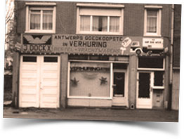 Jozef Dockx established Dockx-Colli-Express on the Boomsesteenweg in Wilrijk in May 1979 to rent vans and trucks